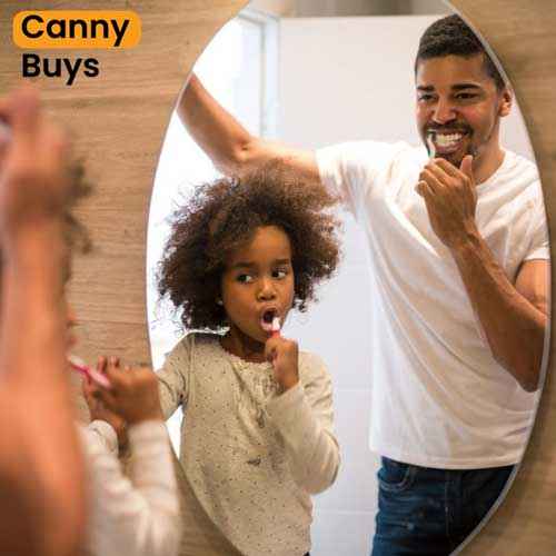 Flexible Self-Adhesive Oval Mirror Stickers