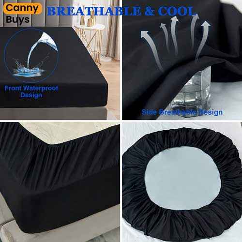 Waterproof king size double bed Mattress cover