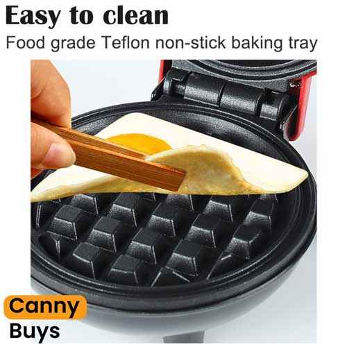 Mini Non-Stick Waffle Maker Machine