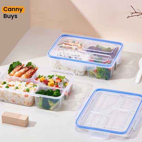 Four Compartment Airtight Food Storage Container