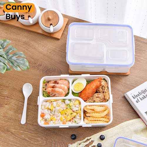 Four Compartment Airtight Food Storage Container