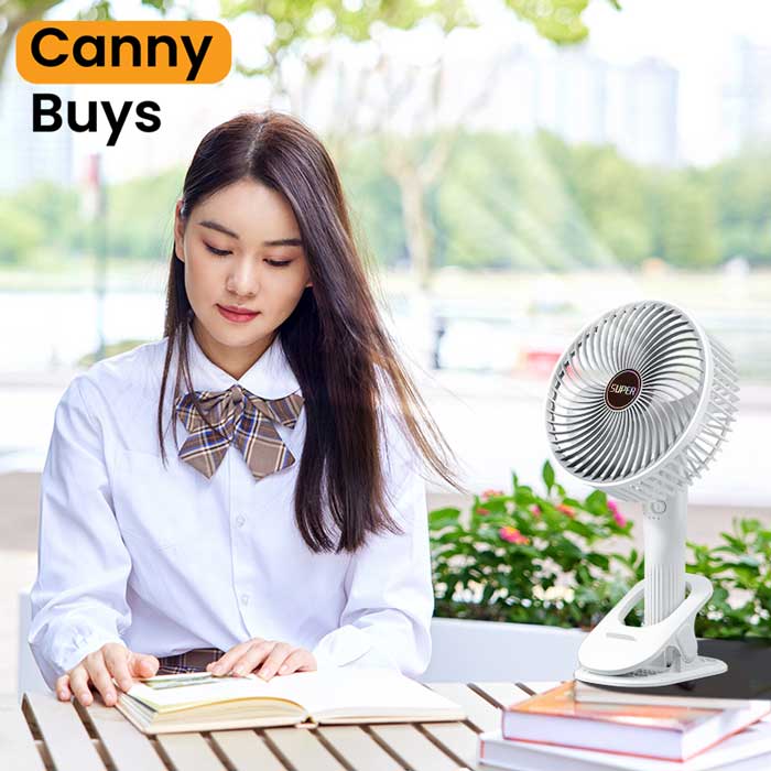 Rechargeable Table and Hand Fan