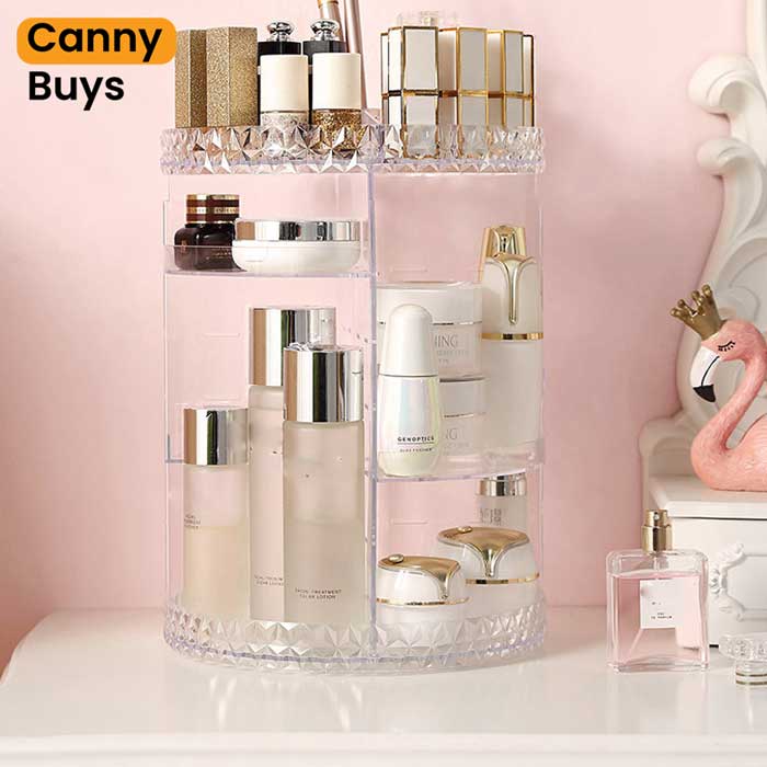 Rotating Cosmetic Organizer in Pakistan - Canny Buys