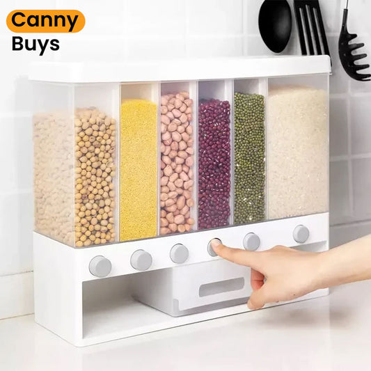 6-Partition Cereal Dispenser