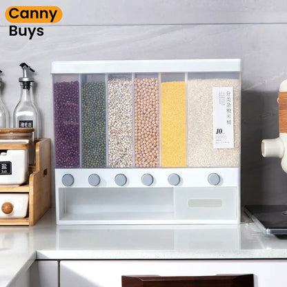 6-Partition Cereal Dispenser
