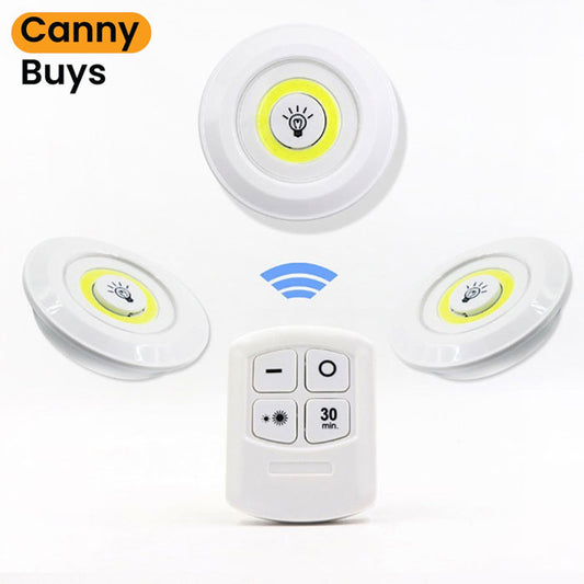 Led Lights With Remote ( 3 Pcs )