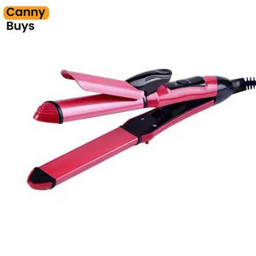 2-in-1 Hair Straightener & Curler