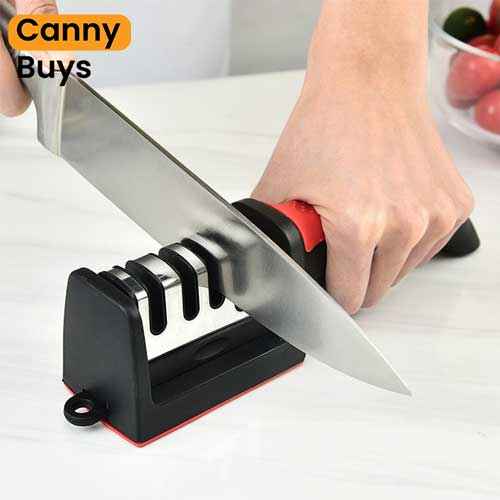 3-in-1 Kitchen Knife and Scissor Sharpener