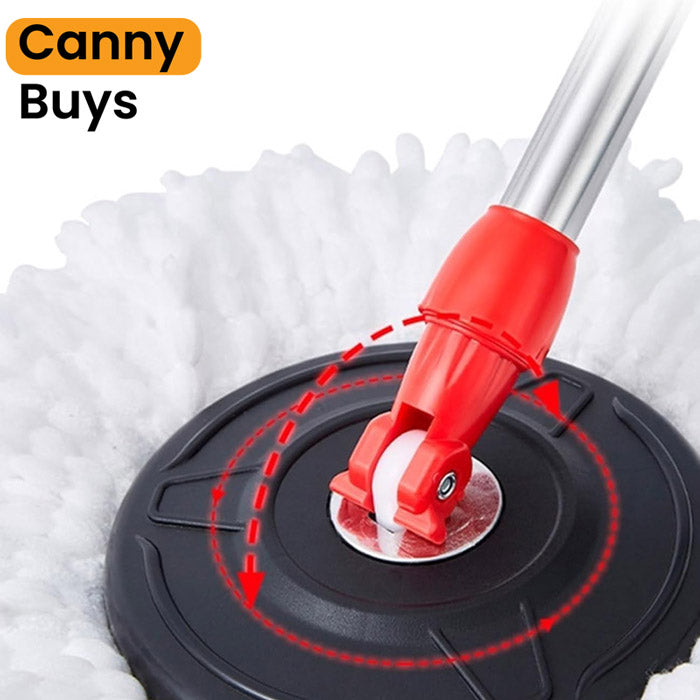 Hands-Free Spin Mop with Steel Dry Bucket - Canny Buys