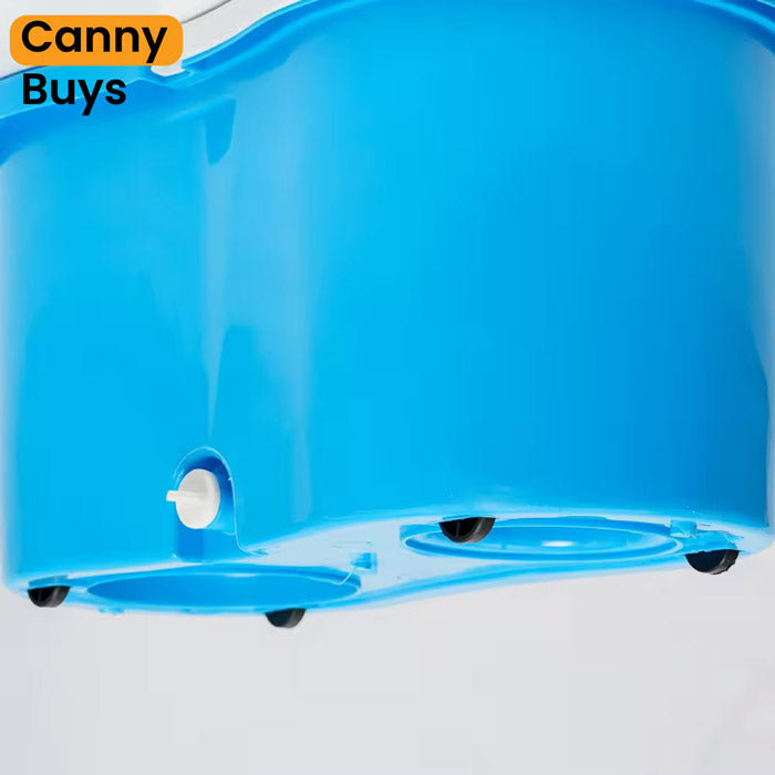 Hands-Free Spin Mop with Steel Dry Bucket - Canny Buys