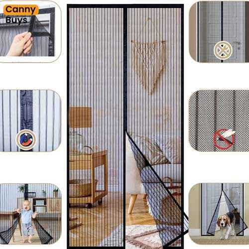 Magnetic Mesh Mosquito Screen Door