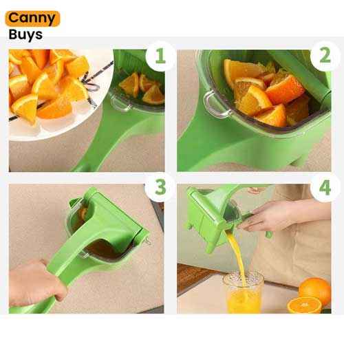 Manual Press Plastic Fruit Juicer