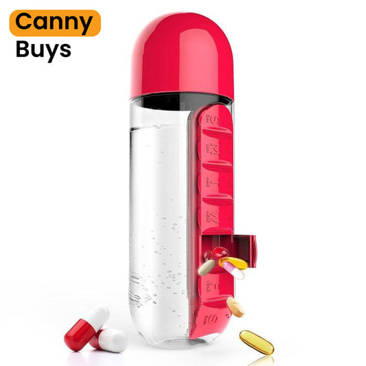 Medicine Organizer Water Bottle - Canny Buys