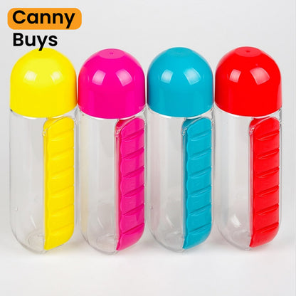 Medicine Organizer Water Bottle - Canny Buys