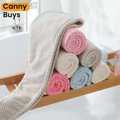 Microfiber Hair Towel Wrap - Canny Buys