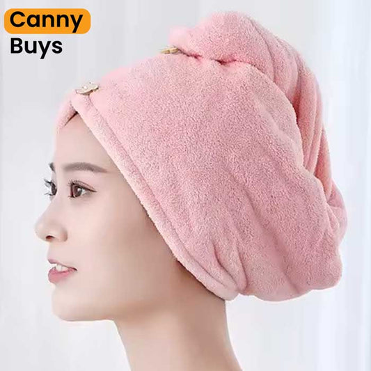 Microfiber Hair Towel Wrap - Canny Buys