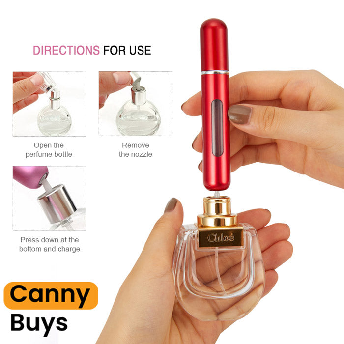 Portable Refillable Perfume Atomizer - 5 ml - Canny Buys