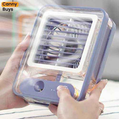 Rechargeable Transparent Mist Cooling Fan