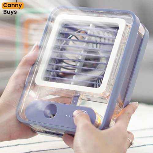 Rechargeable Transparent Mist Cooling Fan