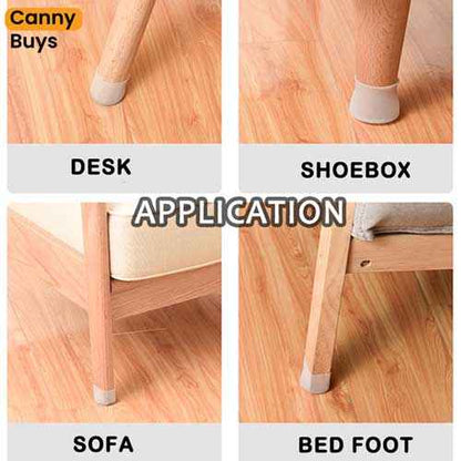 Silicone Furniture Leg Covers ( 4 Pcs )