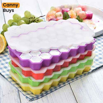 Silicone Honeycomb Ice Cube Tray