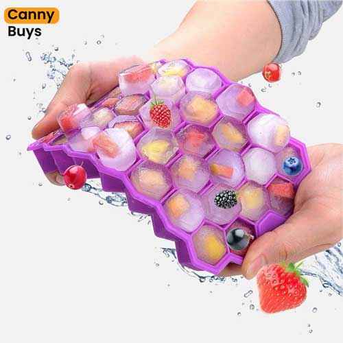 Silicone Honeycomb Ice Cube Tray
