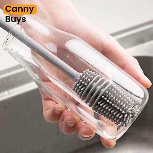 Silicone Bottle & Glass Cleaning Brush