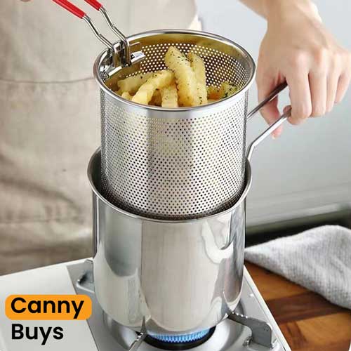 Stainless Steel Deep Fryer Pot