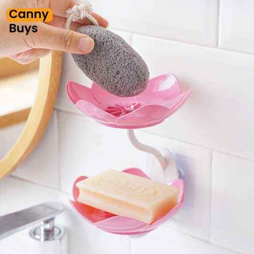 Wall-Mounted Lotus Soap Holder