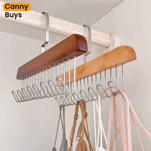 Wooden 8 Hooks Hanger