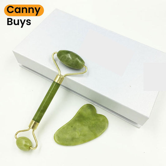 Jade Roller and Gua Sha Set