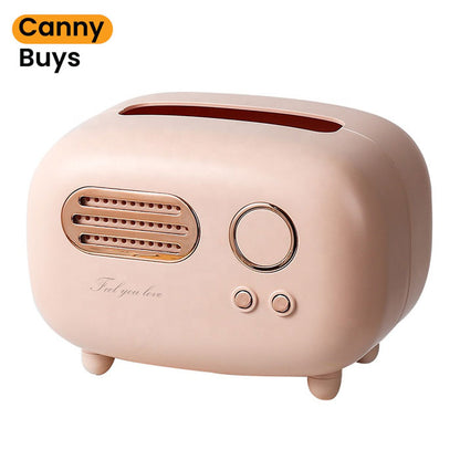 Retro Radio-Style Tissue Box