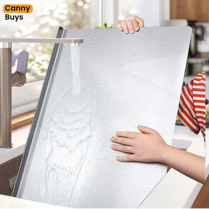 Canny Stainless Steel Cutting Board | Large Size (16 x 19 inches)