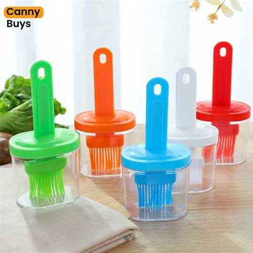 Silicone Oil Bottle with Brush
