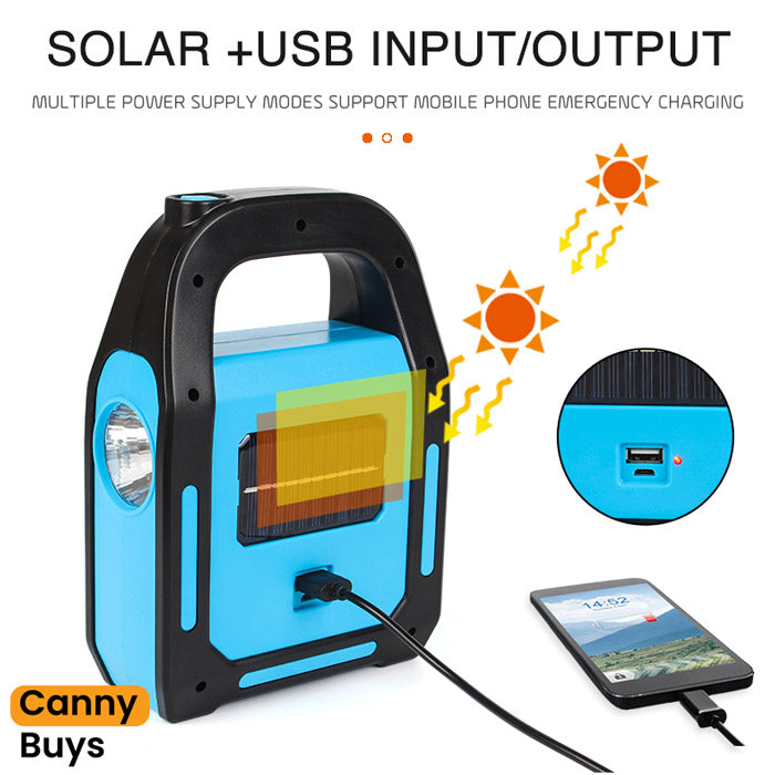 Solar & USB Rechargeable Light