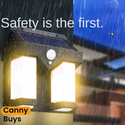 Rechargeable Solar Wall Light with Motion Sensor - Canny Buys