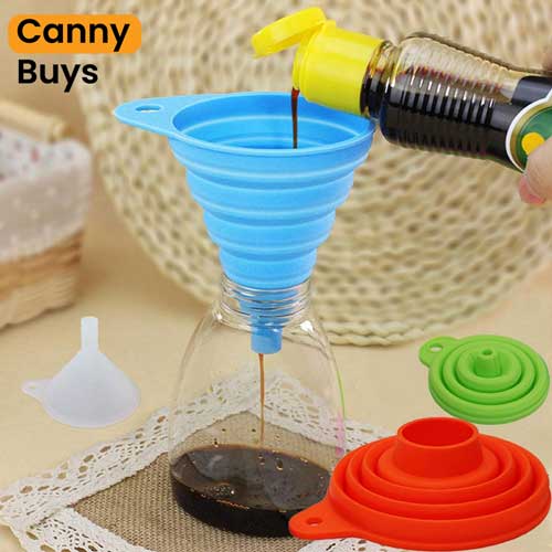 Silicone Collapsible Oil Funnel