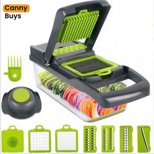 16-in-1 Multi-Functional Vegetable Chopper & Slicer