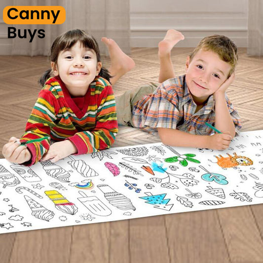 Children Graffiti Drawing Sticker Roll