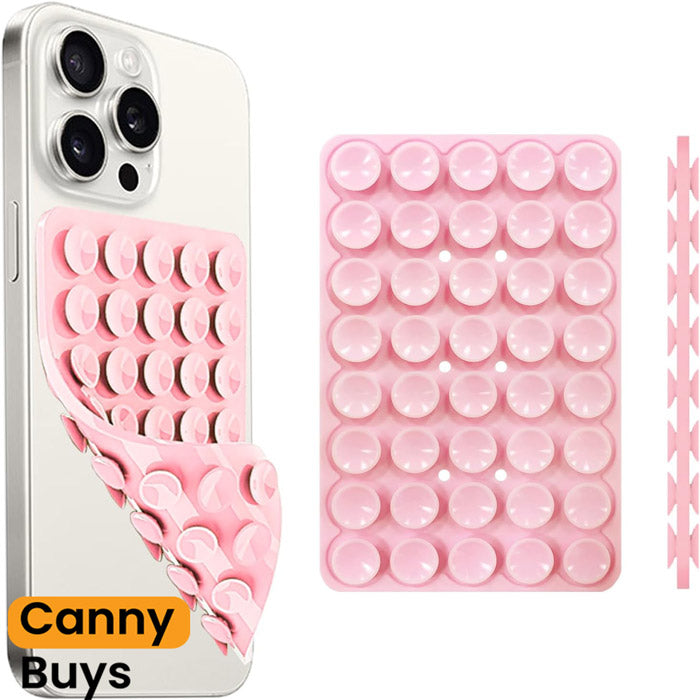 Double-Sided Silicone Mobile Suction Pad - Canny Buys