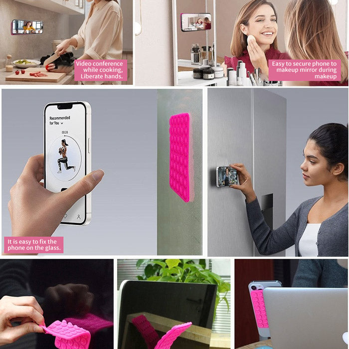 Double-Sided Silicone Mobile Suction Pad - Canny Buys