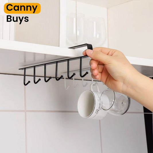 Hanging 6 Hook Rack - Canny Buys