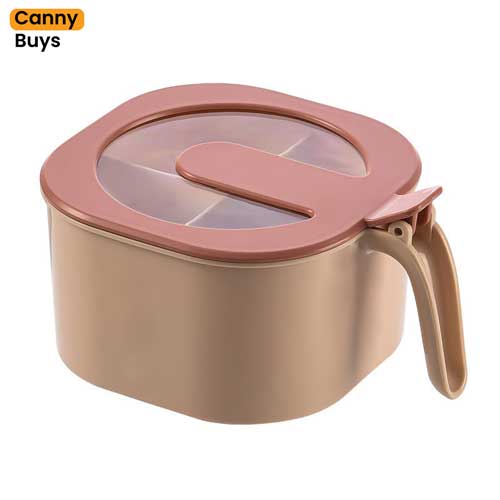 Kitchen Plastic Square Spice Jars