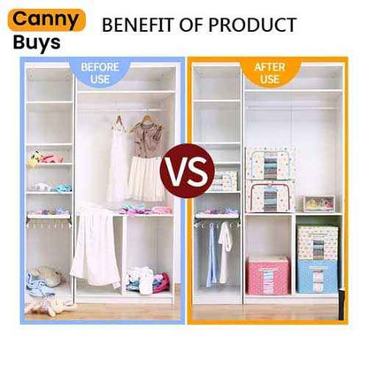 Large Foldable Steel Frame Storage Box