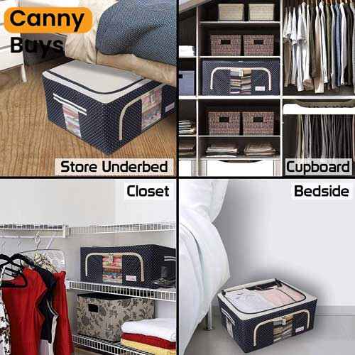 Large Foldable Steel Frame Storage Box