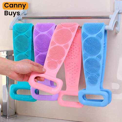 Silicone Body Scrubber & Exfoliating Bath Belt