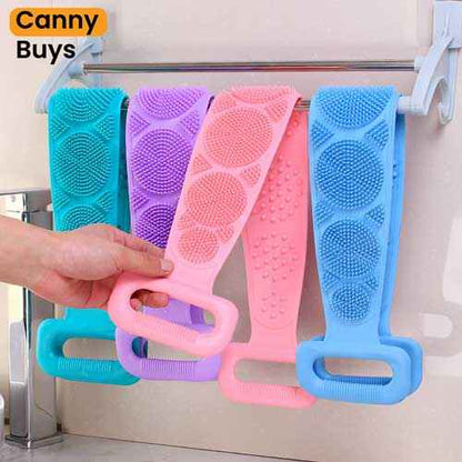 Silicone Body Scrubber & Exfoliating Bath Belt