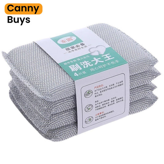 Silver Dishwashing Magic Sponge ( 4 pcs ) - Canny Buys