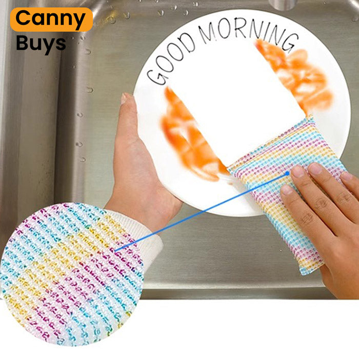 Silver Dishwashing Magic Sponge ( 4 pcs ) - Canny Buys