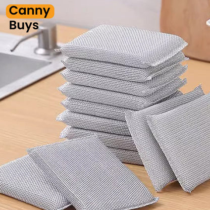 Silver Dishwashing Magic Sponge ( 4 pcs ) - Canny Buys